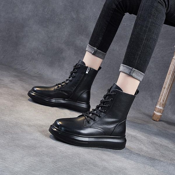 boots british style women luxury fashion genuine leather black platform shoes autumn winter ankle boot cowboy botas mujer bottes
boots british style women luxury fashion genuine leather black platform shoes autumn winter ankle boot cowboy botas mujer bottes