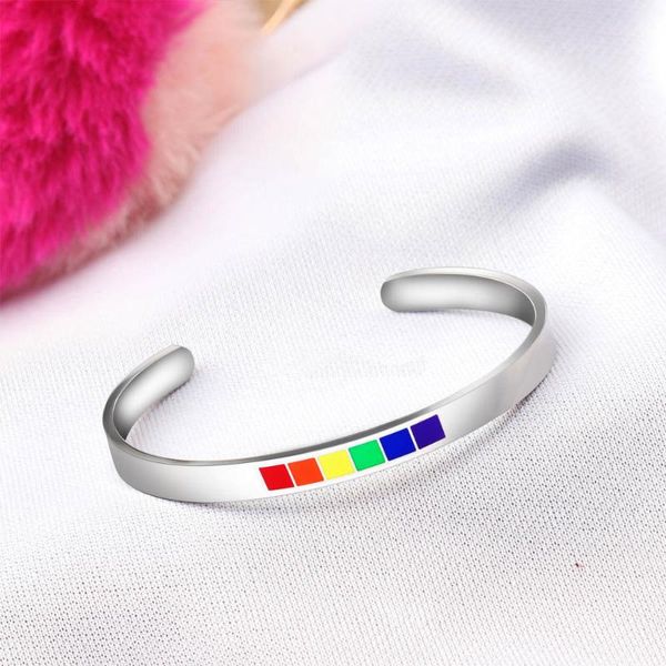 bangle 20pcs/lot 6mm width stainless steel rainbow cuff open adjustable bangles for diy making women's men's fashion jewelry, Black
bangle 20pcs/lot 6mm width stainless steel rainbow cuff open adjustable bangles for diy making women's men's fashion jewelry, Black