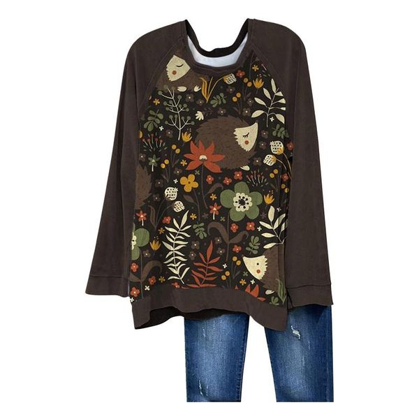 women's hoodies & sweatshirts harajuku women pullover sweatshirt kawaii winter plant pattern long sleeve round neck sudadera mujer 2021, Black
women's hoodies & sweatshirts harajuku women pullover sweatshirt kawaii winter plant pattern long sleeve round neck sudadera mujer 2021, Black