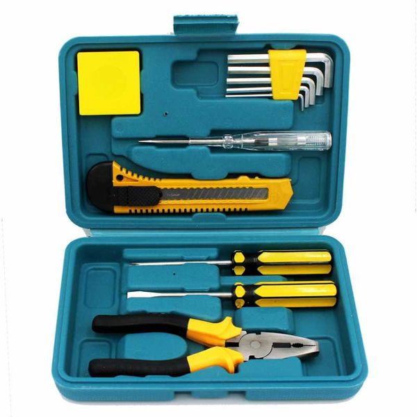 professional hand tool sets home hardware set small 12pcs plastic household combination toolboxs screwdriver electrician accessories
professional hand tool sets home hardware set small 12pcs plastic household combination toolboxs screwdriver electrician accessories