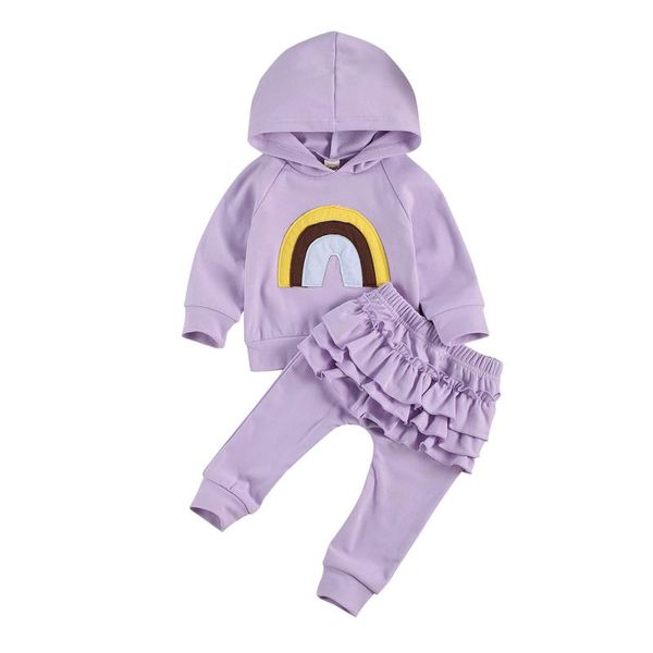 clothing sets children's two piece set girls' rainbow pattern long sleeve hoodie boy's trousers with pockets toddler's s, White
clothing sets children's two piece set girls' rainbow pattern long sleeve hoodie boy's trousers with pockets toddler's s, White