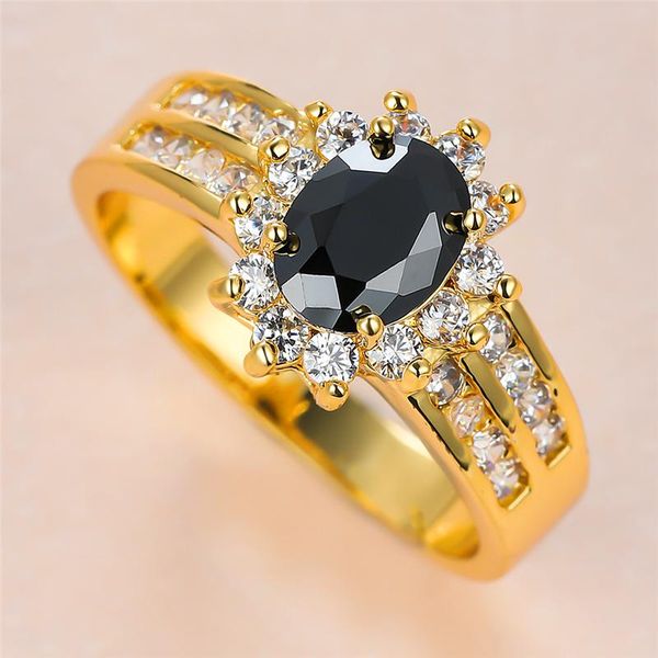wedding rings trendy female black oval crystal ring charm gold color for women luxury bride flower zircon engagement, Slivery;golden
wedding rings trendy female black oval crystal ring charm gold color for women luxury bride flower zircon engagement, Slivery;golden