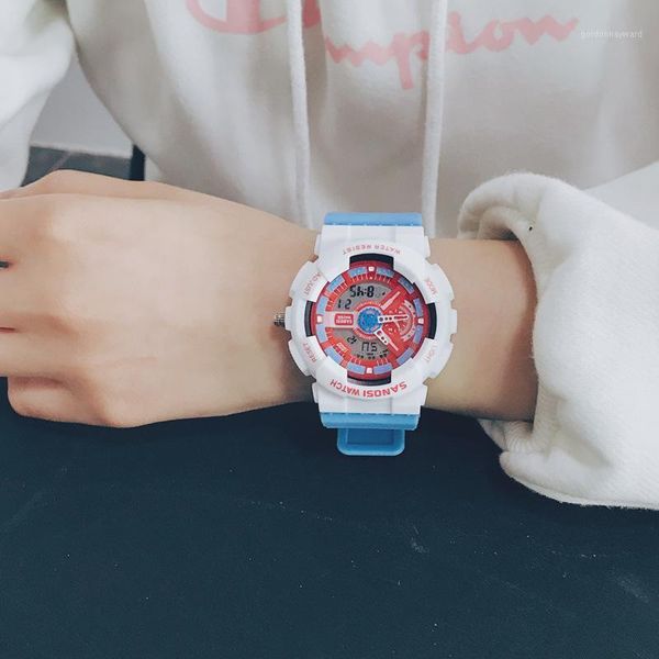korea style digital watch for kids luxury waterproof sport fashion student designer brand watches drop wristwatches, Slivery;brown
korea style digital watch for kids luxury waterproof sport fashion student designer brand watches drop wristwatches, Slivery;brown