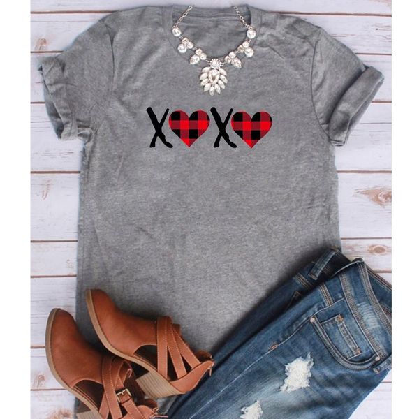 women's t-shirt cute valentine day tee printed graphics women tshirt gothic plus size love graphic t shirts xoxo vintage womens, White
women's t-shirt cute valentine day tee printed graphics women tshirt gothic plus size love graphic t shirts xoxo vintage womens, White