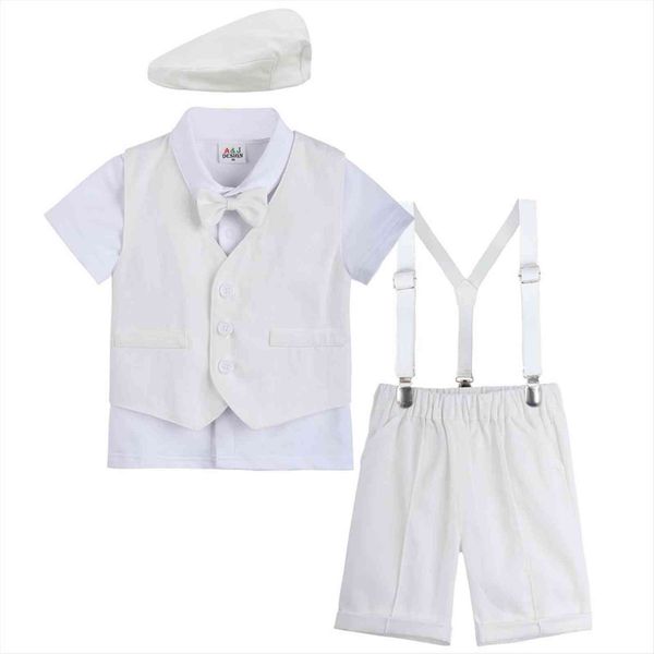 baby boys baptism suit infant wedding gentleman party costume white bow tie suspender overall christening sets 4pcs
baby boys baptism suit infant wedding gentleman party costume white bow tie suspender overall christening sets 4pcs