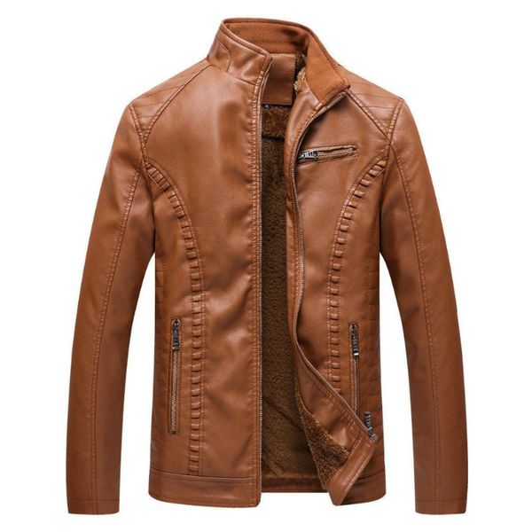 2021 mens thick warm leather autumn and winter new fashionable versatile clothing durable motorcycle jacket casual slim men coat ecfp, Black
2021 mens thick warm leather autumn and winter new fashionable versatile clothing durable motorcycle jacket casual slim men coat ecfp, Black