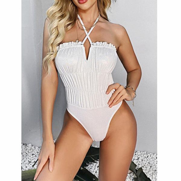 bandeau 2021 women one piece swimsuit solid swimwear female thong brazilian bather monokini bathing suit women beach
bandeau 2021 women one piece swimsuit solid swimwear female thong brazilian bather monokini bathing suit women beach
