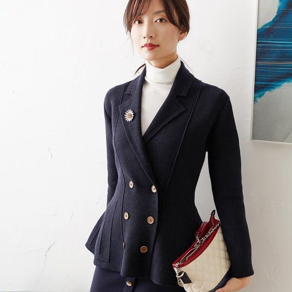 women's jackets thin wool suit cultivate morality short paragraph sweater cardigan female workplace commuting fashion, Black;brown
women's jackets thin wool suit cultivate morality short paragraph sweater cardigan female workplace commuting fashion, Black;brown