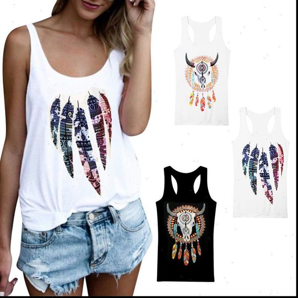 vogue women hipster sleeveless tank sleeveless bull head feather printed white black vest korean clothes streetwear
vogue women hipster sleeveless tank sleeveless bull head feather printed white black vest korean clothes streetwear
