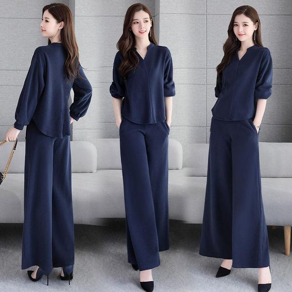 women's tracksuits suits 2021 spring autumn fashion korean style loose wide leg pant two piece set women plus size clothing ladies, Gray
women's tracksuits suits 2021 spring autumn fashion korean style loose wide leg pant two piece set women plus size clothing ladies, Gray