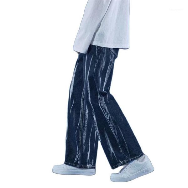 men's jeans 2021 tie-dyed straight-fit fashion baggy hip hop street casual straight pants harajuku vintage denim trouser s-3xl, Blue
men's jeans 2021 tie-dyed straight-fit fashion baggy hip hop street casual straight pants harajuku vintage denim trouser s-3xl, Blue