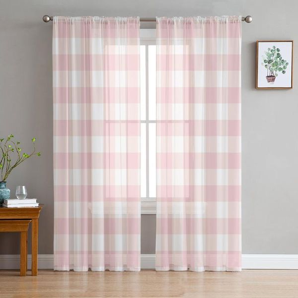 curtain & drapes pink plaid window treatment tulle modern sheer curtains for kitchen living room the bedroom decoration
curtain & drapes pink plaid window treatment tulle modern sheer curtains for kitchen living room the bedroom decoration