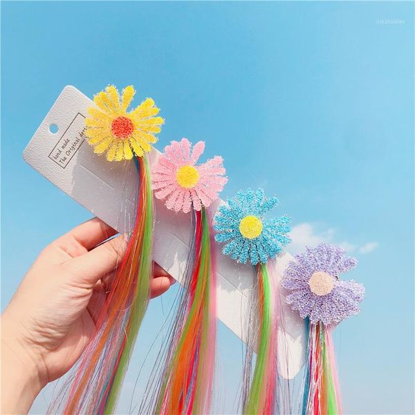hair accessories daisy flower clips for girls with long colorful wig summer bows hairgrips fashion barrettes headwear1, Slivery;white
hair accessories daisy flower clips for girls with long colorful wig summer bows hairgrips fashion barrettes headwear1, Slivery;white