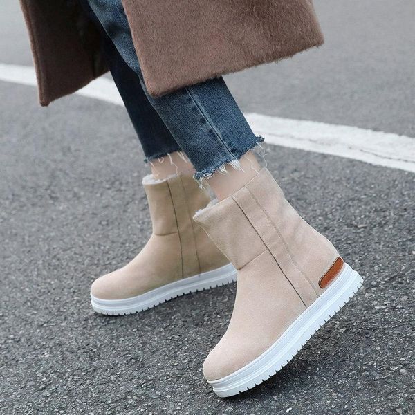 boots women comfort platform warm fur winter snow fashion slip on round toe height increasing shoes black gray
boots women comfort platform warm fur winter snow fashion slip on round toe height increasing shoes black gray