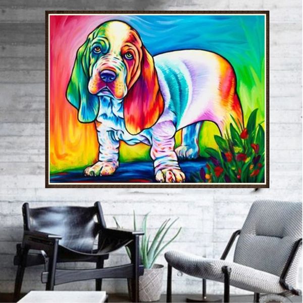 diy manual diamond painting with colour the dog paintings with mural art with colorful natural pictures in bedroom and living room
diy manual diamond painting with colour the dog paintings with mural art with colorful natural pictures in bedroom and living room