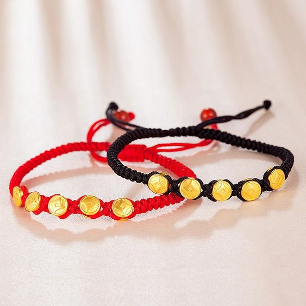 charm bracelets pure 24k yellow gold bracelet string weave 999 coin 1g, Golden;silver
charm bracelets pure 24k yellow gold bracelet string weave 999 coin 1g, Golden;silver