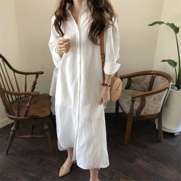 women's blouses & shirts spring autumn women long blouse 2021 white full sleeve plus size casual turn down collar blusas
women's blouses & shirts spring autumn women long blouse 2021 white full sleeve plus size casual turn down collar blusas
