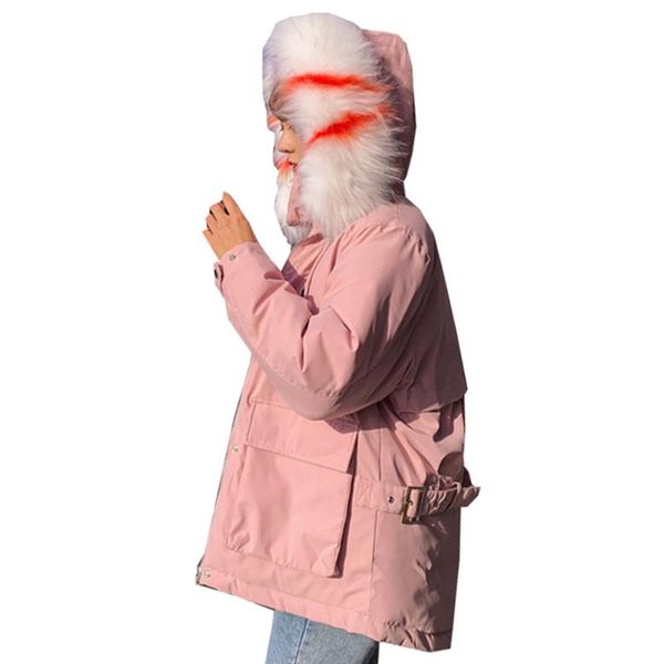 women's trench coats women parka warm hooded winter jacket female 2021 long down clothes loose thickening cotton padded 1811, Tan;black
women's trench coats women parka warm hooded winter jacket female 2021 long down clothes loose thickening cotton padded 1811, Tan;black