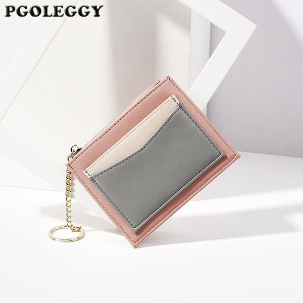 card holders holder antitheft rfid patchwork zipper leather security women wallet coin purse business, Brown;gray
card holders holder antitheft rfid patchwork zipper leather security women wallet coin purse business, Brown;gray
