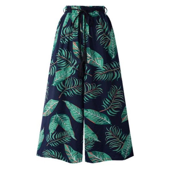 women's pants & capris leaf print wide leg women summer elastic waist harem pant casual ankle length loose bohemian beach trousers pant, Black;white
women's pants & capris leaf print wide leg women summer elastic waist harem pant casual ankle length loose bohemian beach trousers pant, Black;white
