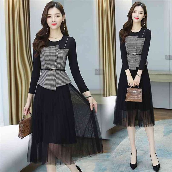 autumn winter plus size black dress vintage patchwork office lady midi women bodycon party elegent maxi vestidos 210528, Black;gray
autumn winter plus size black dress vintage patchwork office lady midi women bodycon party elegent maxi vestidos 210528, Black;gray