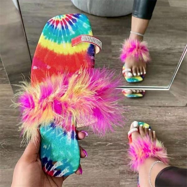 slippers summer fashion sandals women's shoes plush faux fur indoor outdoor flip flops beach women, Black
slippers summer fashion sandals women's shoes plush faux fur indoor outdoor flip flops beach women, Black