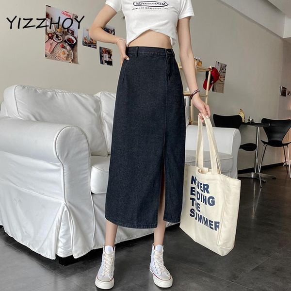 skirts yizzhoy summer casual female a-line mid-calf slim fit ladies jeans women high waist solid color hole denim skirt, Black
skirts yizzhoy summer casual female a-line mid-calf slim fit ladies jeans women high waist solid color hole denim skirt, Black