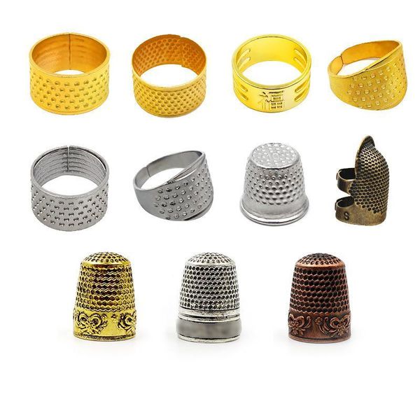 thimble sewing needle sleeve metal copper hoop against the ring pressing device thickened cross stitch, Silver
thimble sewing needle sleeve metal copper hoop against the ring pressing device thickened cross stitch, Silver