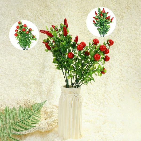 decorative flowers & wreaths simulation green plant artificial wedding decoration home decor chili fruits bunches landscape
decorative flowers & wreaths simulation green plant artificial wedding decoration home decor chili fruits bunches landscape
