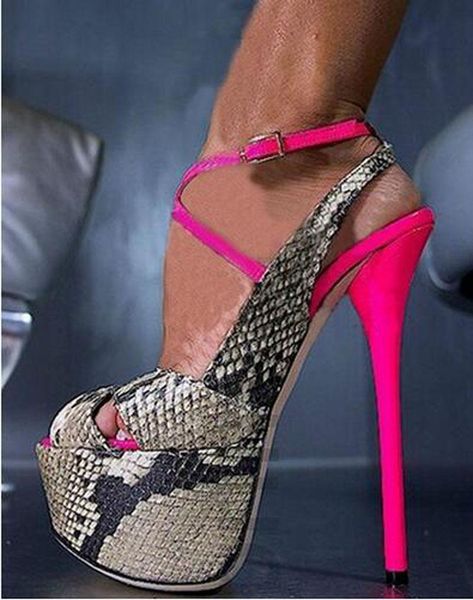 dress shoes platform sandals women snakeskin patchwork extra high heels crossed straps buckle stilettos pumps sapato feminino, Black
dress shoes platform sandals women snakeskin patchwork extra high heels crossed straps buckle stilettos pumps sapato feminino, Black