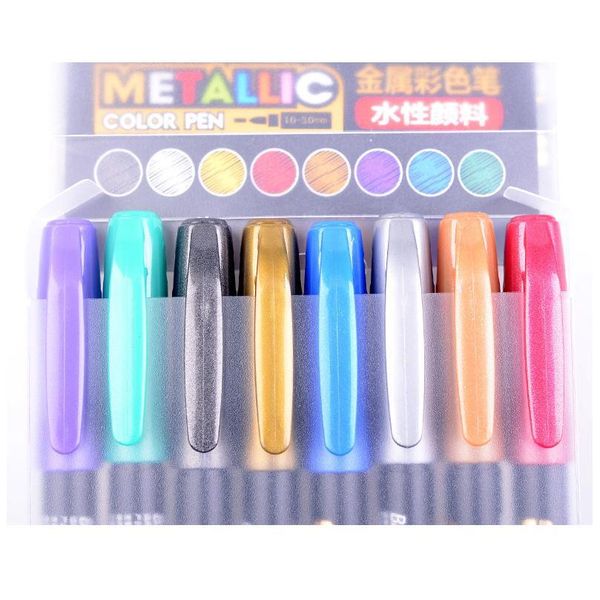 8pcs metallic highlighter markers set diy art craft album pen black card painting drawing marking pen arts and crafts qyldoh
8pcs metallic highlighter markers set diy art craft album pen black card painting drawing marking pen arts and crafts qyldoh