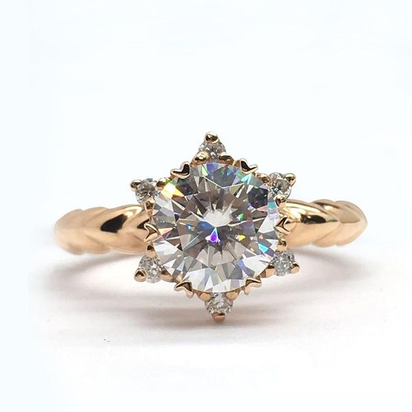 cluster rings custom made 18k rose gold moissanite ring flower style luxury jewelry lab diamond wedding anniversary, Golden;silver
cluster rings custom made 18k rose gold moissanite ring flower style luxury jewelry lab diamond wedding anniversary, Golden;silver