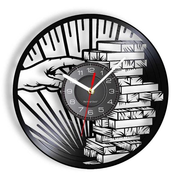wall clocks toy construction blocks jenga inspired record clock kids retro game room decor tower disk crafts
wall clocks toy construction blocks jenga inspired record clock kids retro game room decor tower disk crafts