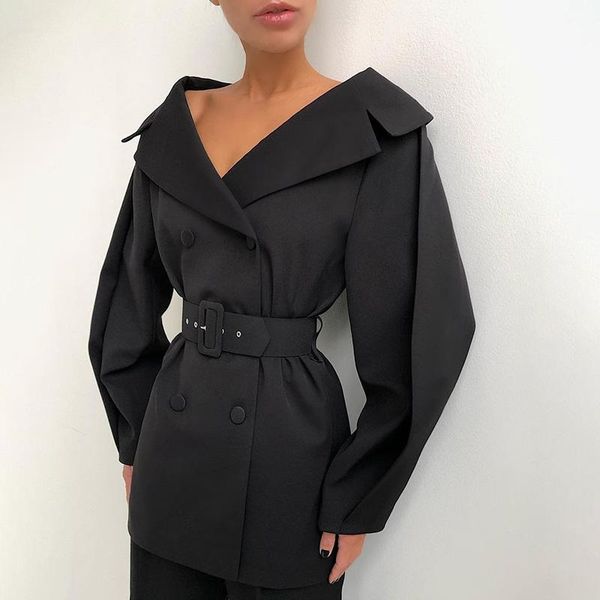 fashion solid double breasted jackets women elegant tie belt long sleeve coats women turn down collar spring jackets ladies, Black;brown
fashion solid double breasted jackets women elegant tie belt long sleeve coats women turn down collar spring jackets ladies, Black;brown