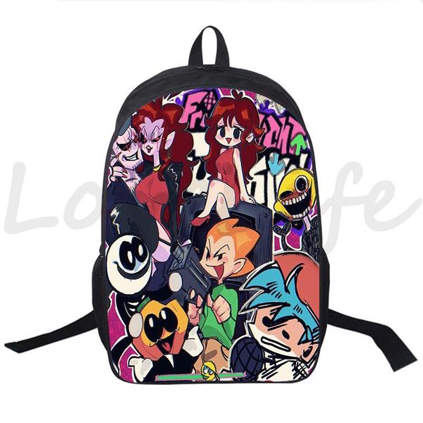 backpack friday night funkin children bag teens school bags student bookbag back to rucksack gifts boys girls 
backpack friday night funkin children bag teens school bags student bookbag back to rucksack gifts boys girls