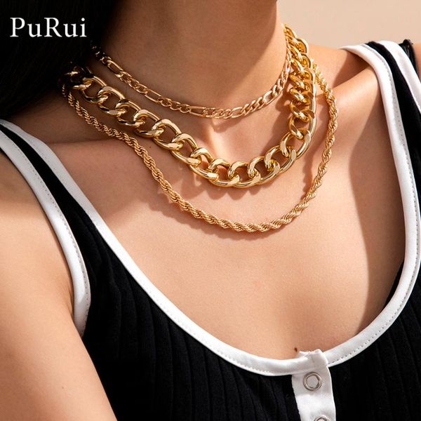 chokers purui punk hiphop cuban thick chain choker necklace vintage twist short gold color male jewelry gift, Golden;silver
chokers purui punk hiphop cuban thick chain choker necklace vintage twist short gold color male jewelry gift, Golden;silver
