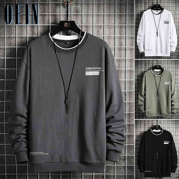 oein fashion hoodies men round collar solid color mens sweatshirts autumn long sleeve streetwear male casual pullovers 210819, White
oein fashion hoodies men round collar solid color mens sweatshirts autumn long sleeve streetwear male casual pullovers 210819, White