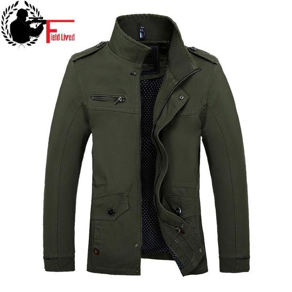 men's jackets 2021 autumn men slim fit military jacket coats outerwear stand collar casual male business style army green clothes khaki, Black;brown
men's jackets 2021 autumn men slim fit military jacket coats outerwear stand collar casual male business style army green clothes khaki, Black;brown