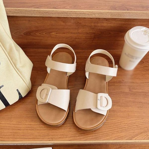 sandals summer women's shoes female flat hook loop women open toe retro ladies scasual comfortable soft leather beach shoe 2021, Black
sandals summer women's shoes female flat hook loop women open toe retro ladies scasual comfortable soft leather beach shoe 2021, Black