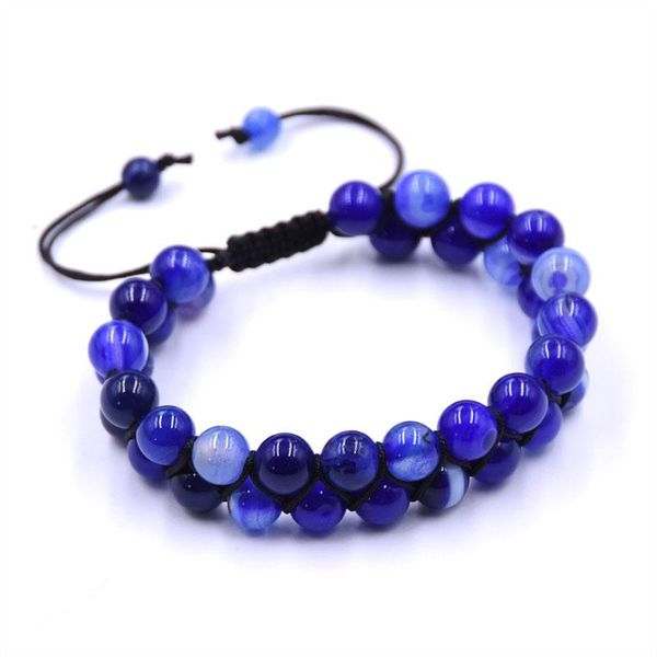 charm bracelets men women bracelet natural color stripe stone beads 8mm double braide adjustable, Golden;silver
charm bracelets men women bracelet natural color stripe stone beads 8mm double braide adjustable, Golden;silver