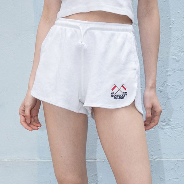 2021 summer white embroidery loose sports new graphic high waist drawstring elastic short pants lady cotton casual shorts v9xi, White;black
2021 summer white embroidery loose sports new graphic high waist drawstring elastic short pants lady cotton casual shorts v9xi, White;black