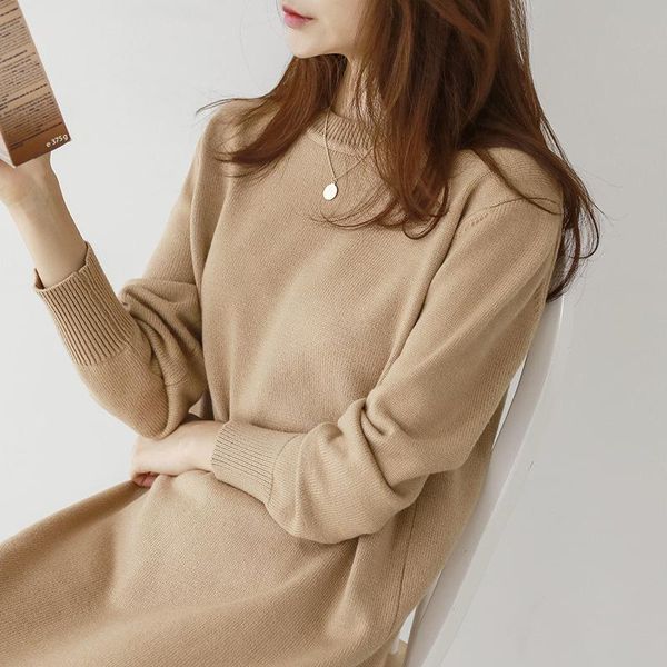 casual dresses dress women autumn knitted fashion solid cardigan ankle length long sleeve loose slim female knitwear sueter de mujer, Black;gray
casual dresses dress women autumn knitted fashion solid cardigan ankle length long sleeve loose slim female knitwear sueter de mujer, Black;gray