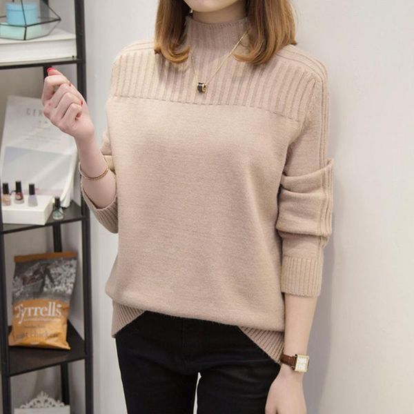 women's sweaters 2021 warm soft straight plain pullover long sleeve sweater casual fashion simple fall female trendy clothing, White;black
women's sweaters 2021 warm soft straight plain pullover long sleeve sweater casual fashion simple fall female trendy clothing, White;black