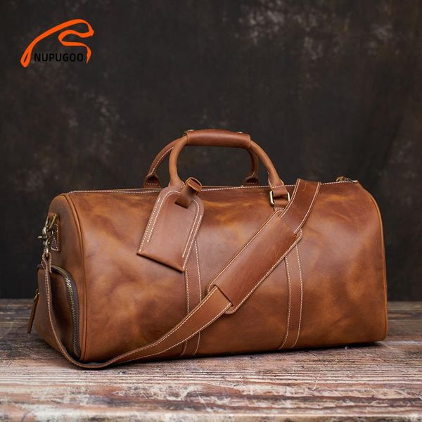 nupugoo vintage men's travel bag genuine leather hand luggage bag large capacity crossbody with shoe pocket for 15 inch laptop
nupugoo vintage men's travel bag genuine leather hand luggage bag large capacity crossbody with shoe pocket for 15 inch laptop