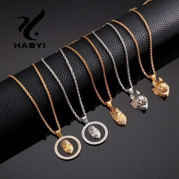 pendant necklaces haoyi stainless steel wolf necklace men hiphop trendy jewelry, Silver
pendant necklaces haoyi stainless steel wolf necklace men hiphop trendy jewelry, Silver