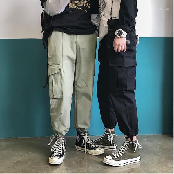 summer pants men's fashion solid color casual tooling wind man streetwear trend wild hip hop loose overalls m-2xl, Black
summer pants men's fashion solid color casual tooling wind man streetwear trend wild hip hop loose overalls m-2xl, Black