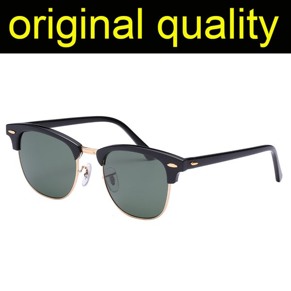 3016 sunglasses men women acetate frame uv400 glass lens sun glasses for man women coating lens driving eyewear for men/women, White;black