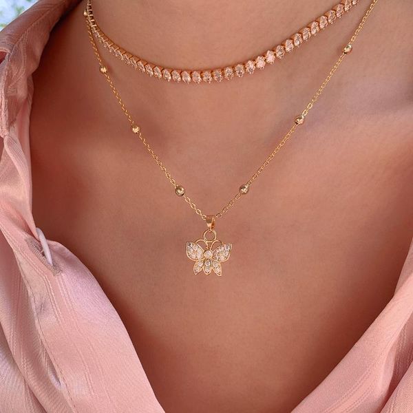 pendant necklaces 2021 summer exquisite girl butterfly necklace collar chain, Silver
pendant necklaces 2021 summer exquisite girl butterfly necklace collar chain, Silver