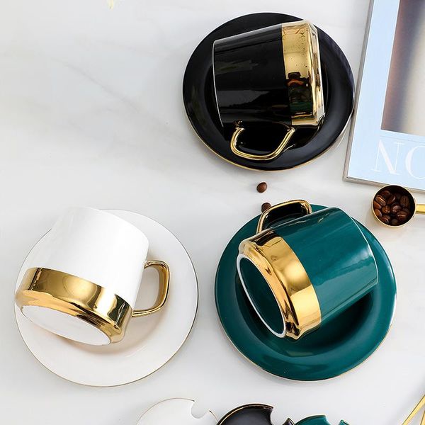 mugs creative golden coffee cup european style small luxury ceramic home office afternoon tea dish set
mugs creative golden coffee cup european style small luxury ceramic home office afternoon tea dish set