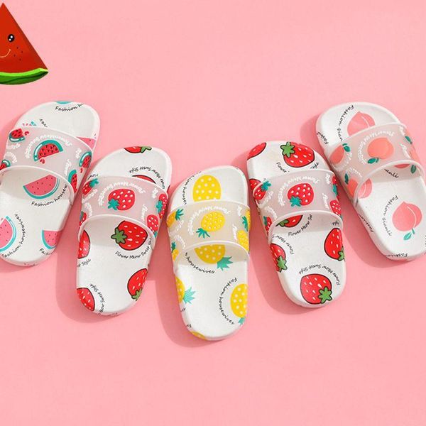 child kids girls summer slide sandals cute cartoon strawberry pineapple fruit transparent soft slippers shower anit-slip shoes, Black;grey
child kids girls summer slide sandals cute cartoon strawberry pineapple fruit transparent soft slippers shower anit-slip shoes, Black;grey